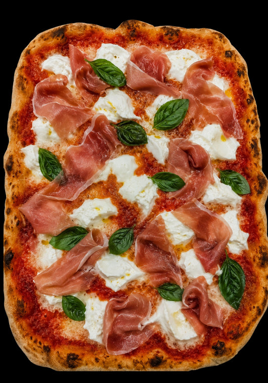 Margherita con Bufala e Crudo Quadra