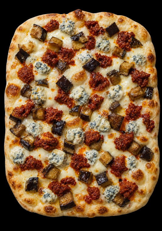 Melanzane 'Nduja e Gorgonzola Quadra