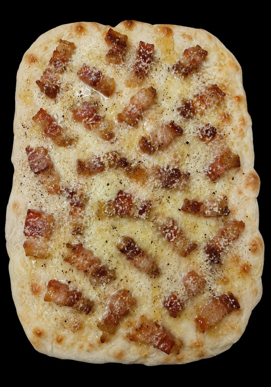 Pancetta, Pecorino e Miele Quadra