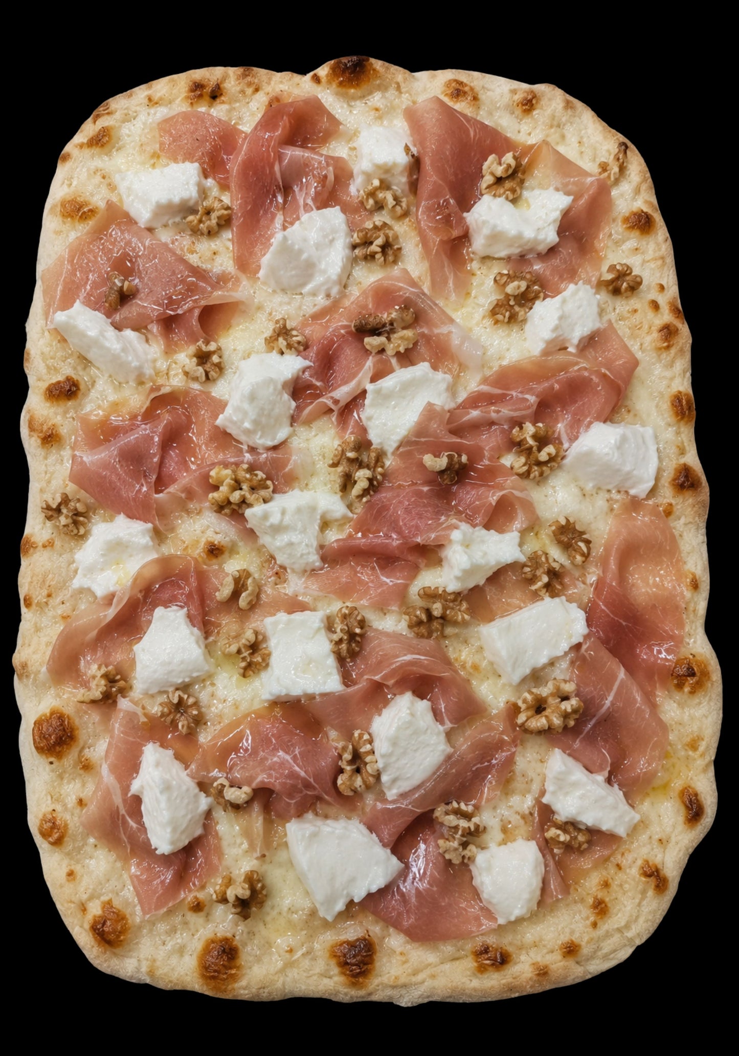 Prosciutto Crudo, Mozzarella di Bufala e Noci Quadra