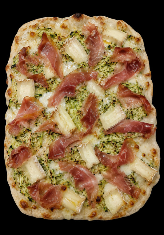 Speck, Zucchine e Taleggio Quadra