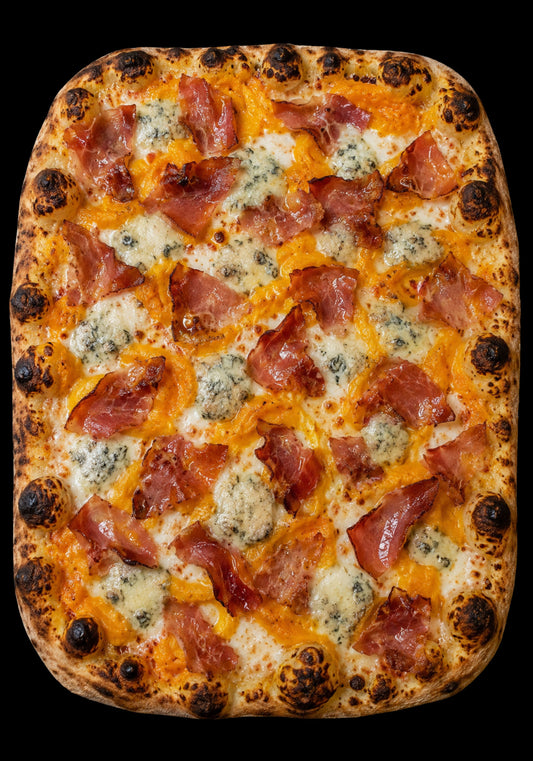 Zucca speck e gorgonzola