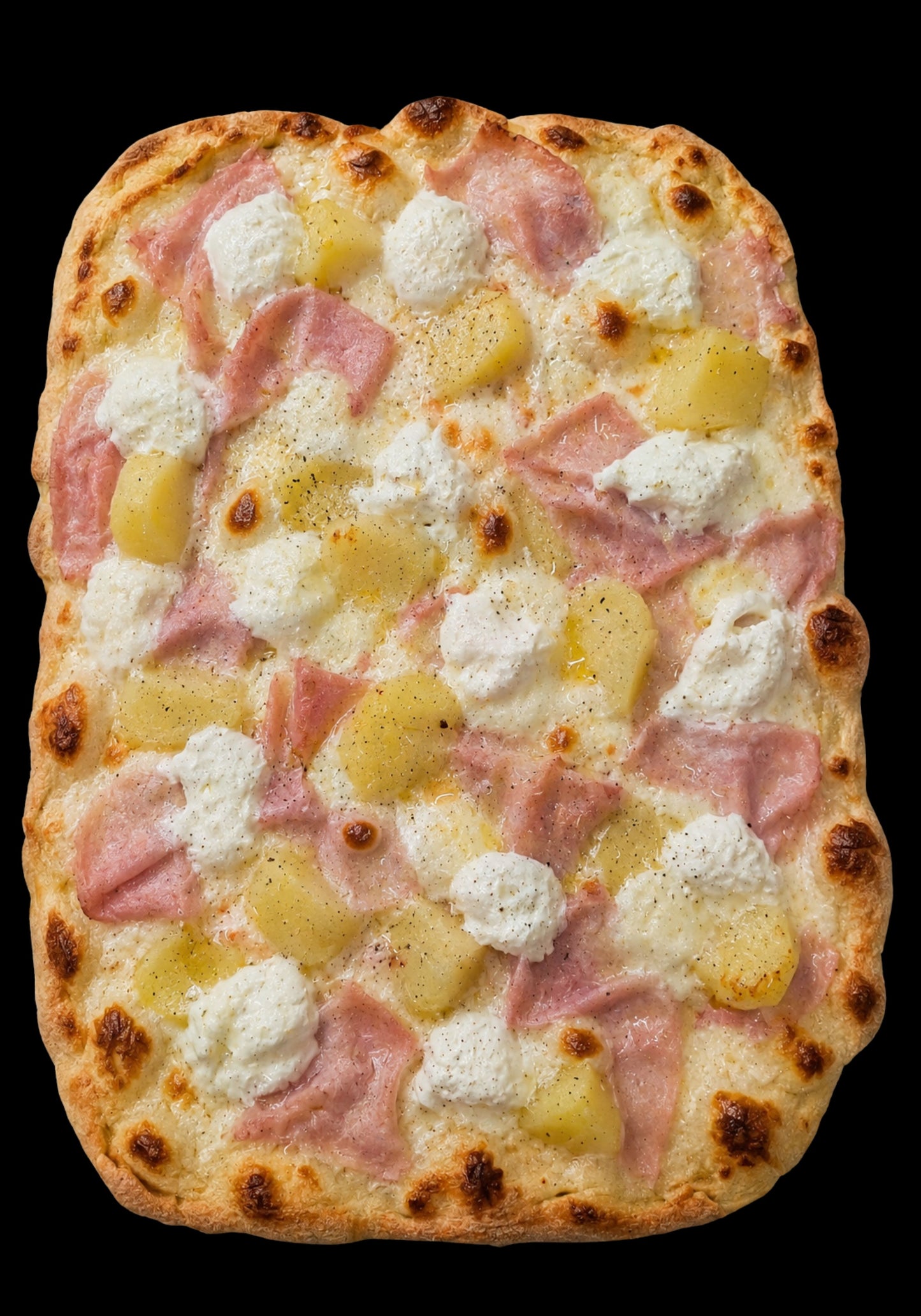 Patate,prosciutto cotto e bufala