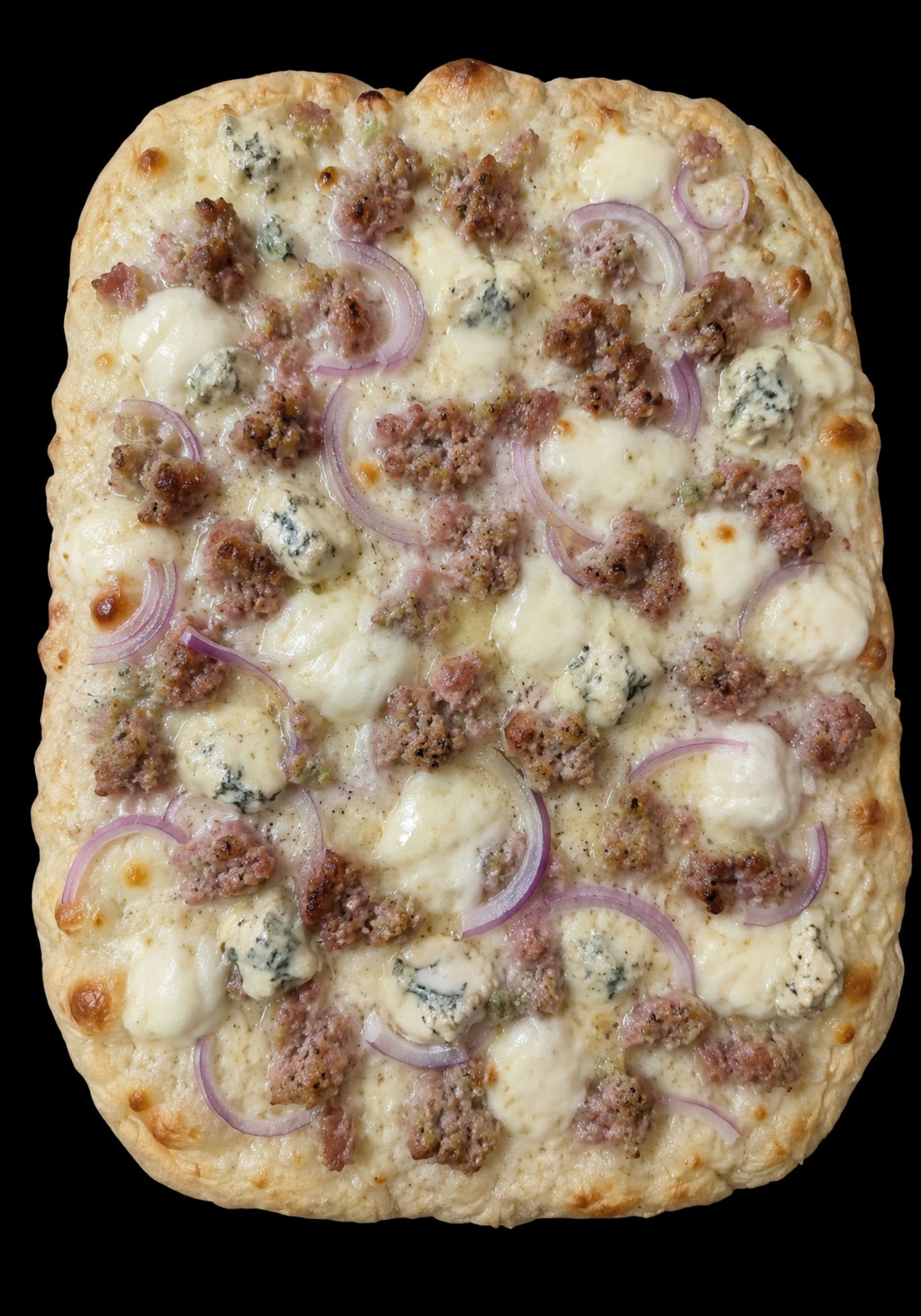 Salsiccia, Cipolla e Gorgonzola Quadra