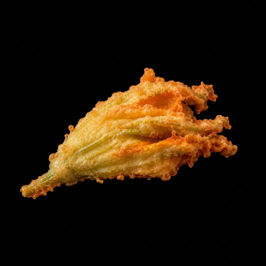 Fiore di zucca e alici artigianale